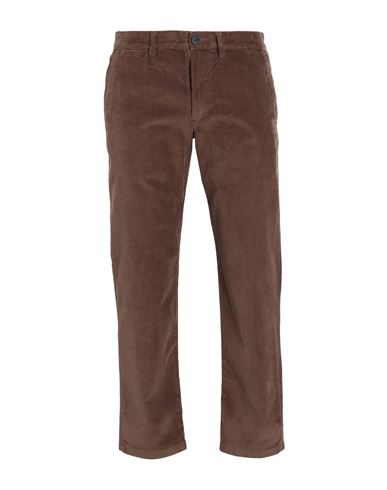 Selected Homme Man Pants Brown Size 32w-32l Organic Cotton, Cotton, Elastane