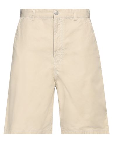 Ami Alexandre Mattiussi Man Shorts & Bermuda Shorts Beige Size L Cotton