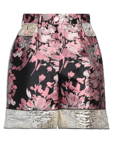 Dolce & Gabbana Woman Shorts & Bermuda Shorts Pink Size 0 Polyester, Metallic Polyester, Polyamide,