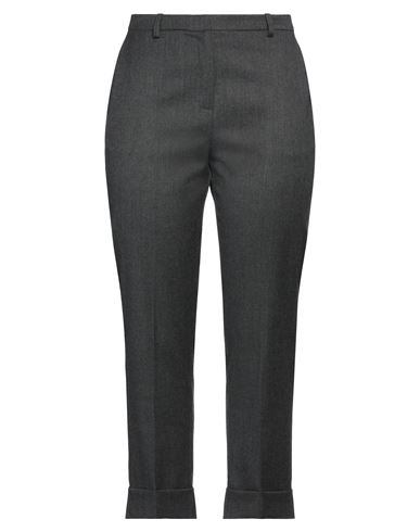 Pinko Woman Pants Lead Size 10 Wool, Polyester, Viscose, Elastane, Acrylic In Grey