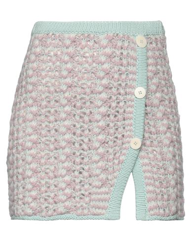 Marco Rambaldi Woman Mini Skirt Lilac Size M Synthetic Fibers, Wool, Cotton, Alpaca Wool, Merino Woo In Purple