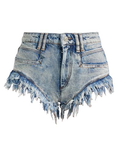 Isabel Marant Étoile Marant Étoile Woman Denim Shorts Blue Size 6 Cotton In Blue