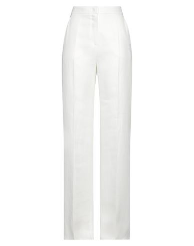 Max Mara Woman Pants White Size 8 Linen