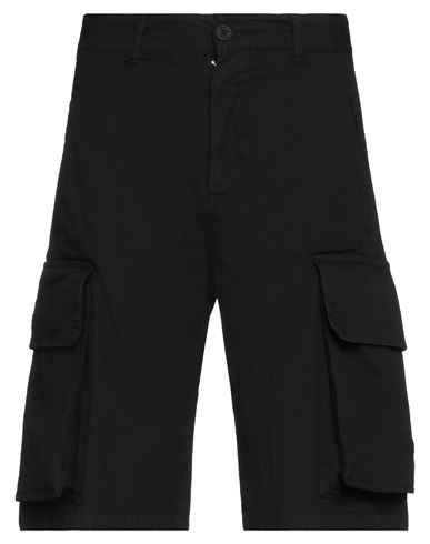 Gaelle Paris Gaëlle Paris Man Shorts & Bermuda Shorts Black Size 28 Cotton, Elastane