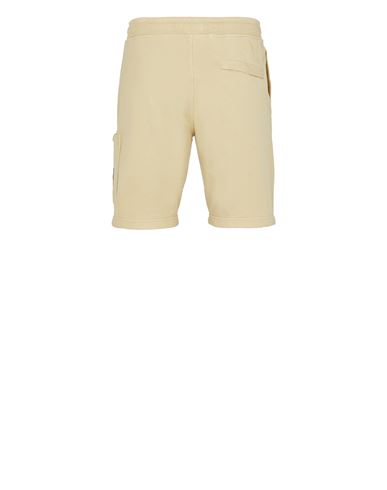 beige stone island shorts