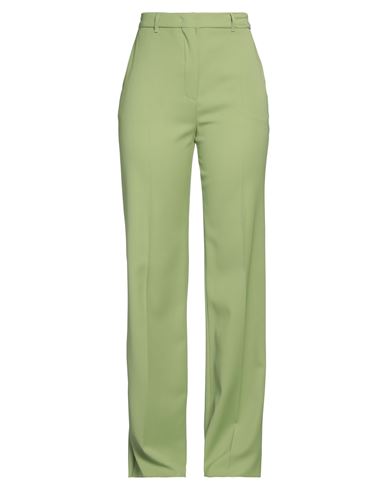 Max Mara Studio Woman Pants Light Green Size 12 Virgin Wool