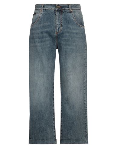 Etro Man Denim Pants Blue Size 31 Cotton