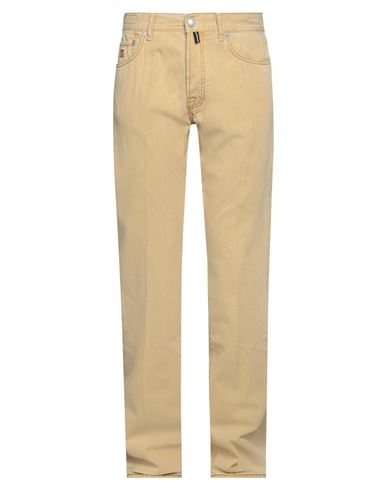 Jacob Cohёn Man Jeans Mustard Size 32 Cotton In Yellow