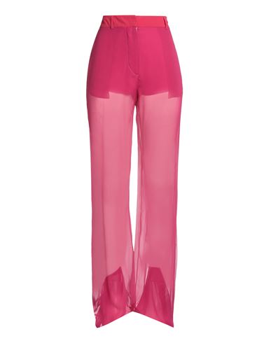 Nensi Dojaka Woman Pants Fuchsia Size M Silk In Pink