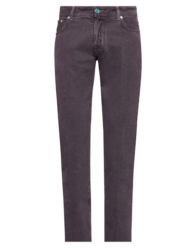 Jacob Cohёn Man Denim Pants Deep Purple Size 38 Cotton, Elastane In Purple