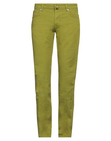 Jacob Cohёn Man Pants Green Size 33 Cotton, Elastane