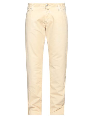 Jacob Cohёn Man Pants Cream Size 40 Cotton In White