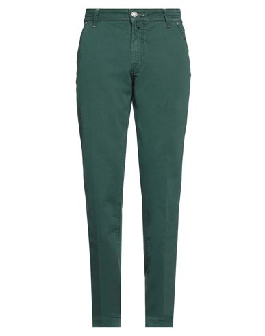 Jacob Cohёn Man Pants Green Size 40 Cotton, Elastane