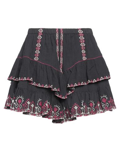 Marant Etoile Marant Étoile Woman Shorts & Bermuda Shorts Black Size 10 Cotton, Polyester