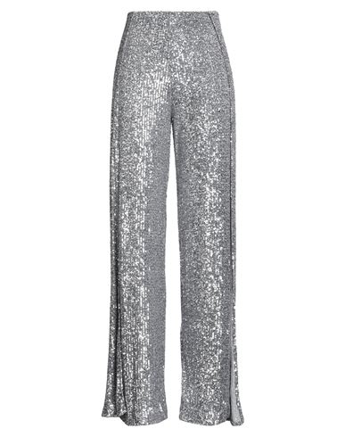 Tom Ford Woman Pants Silver Size 12 Polyester In Gray