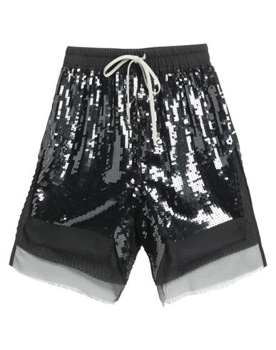 Shop Rick Owens Woman Shorts & Bermuda Shorts Black Size 6 Silk, Polyester