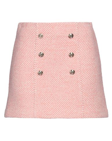 Maje Woman Mini Skirt Pink Size 6 Polyester, Acrylic, Wool, Polyamide, Viscose