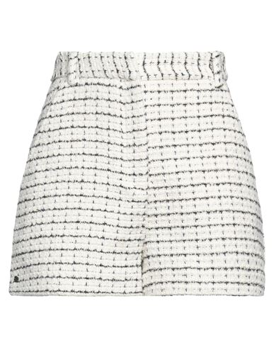 Maje Woman Shorts & Bermuda Shorts Ivory Size 8 Cotton, Acrylic, Polyester, Nylon In White