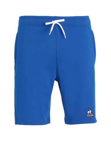 Le Coq Sportif Bas Short N°1 Man Shorts & Bermuda Shorts Blue Size M Cotton