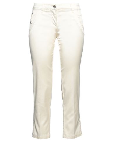 Jacob Cohёn Woman Cropped Pants Cream Size 27 Cotton, Viscose, Elastane In White