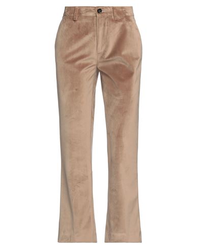 Berwich Woman Pants Camel Size 38 Polyester In Beige