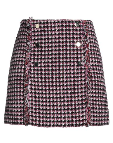 I Blues Woman Mini Skirt Pink Size 10 Cotton, Viscose, Polyester, Acrylic, Wool In Pink