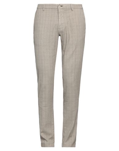 Powell Man Pants Dove Grey Size 30 Cotton, Elastane In Beige