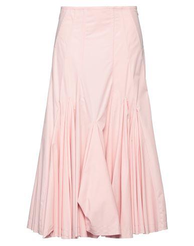 Sportmax Woman Midi Skirt Pink Size 4 Cotton