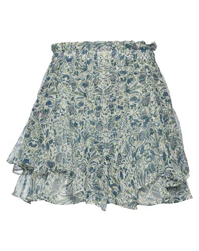 Isabel Marant Woman Mini Skirt Light Green Size 8 Silk