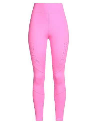 Adidas By Stella Mccartney Woman Leggings Fuchsia Size L Recycled Polyester, Elastane In Pink