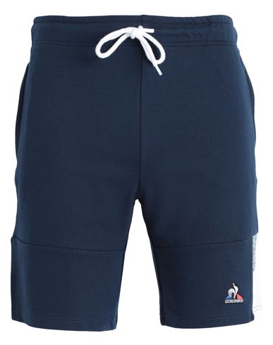 Le Coq Sportif Saison 1 Short N°1 M Man Shorts & Bermuda Shorts Midnight Blue Size L Cotton, Polyest