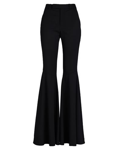 Shop Saint Laurent Woman Pants Black Size 8 Wool, Elastane