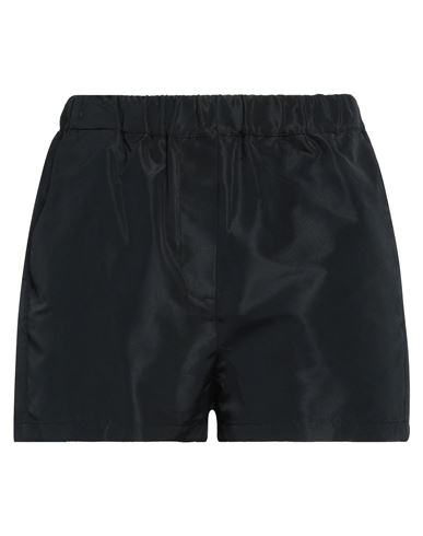 Msgm Woman Shorts & Bermuda Shorts Black Size 2 Polyester