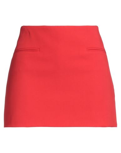 Ferragamo Woman Mini Skirt Red Size 2 Virgin Wool