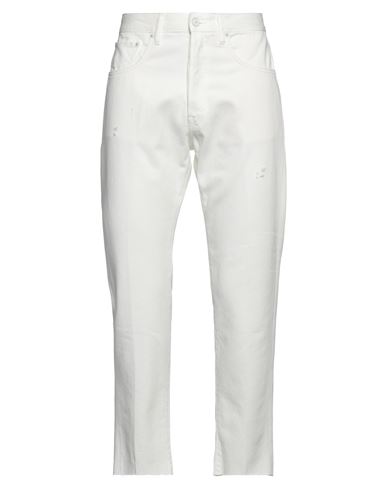 People (+)  Man Jeans White Size 34 Cotton
