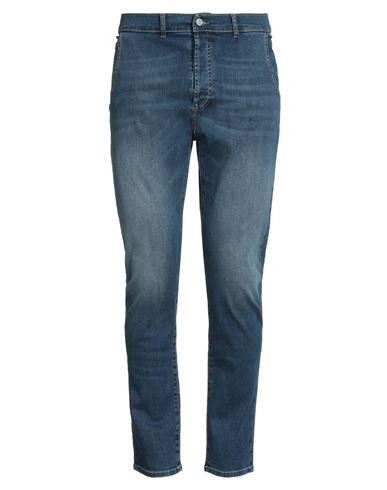 Grey Daniele Alessandrini Man Jeans Blue Size 34 Cotton, Elastane