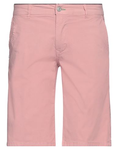 Grey Daniele Alessandrini Man Shorts & Bermuda Shorts Pink Size 30 Cotton, Elastane