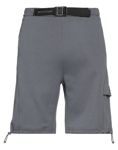 Fila Man Shorts & Bermuda Shorts Grey Size L Cotton, Polyester