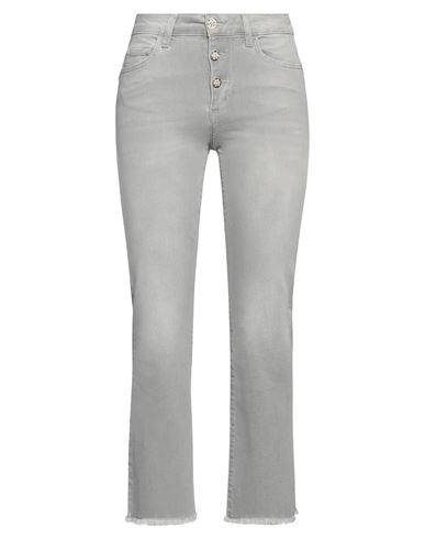 Liu •jo Woman Jeans Grey Size 32 Cotton, Elastane