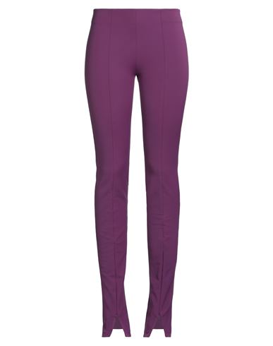 Sportmax Woman Pants Purple Size 8 Polyamide, Elastane