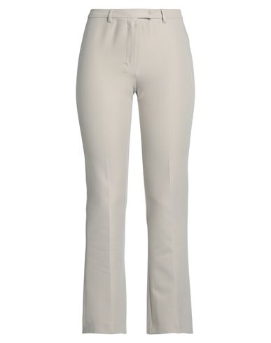 's Max Mara Woman Pants Light Grey Size 10 Viscose, Cotton, Elastane