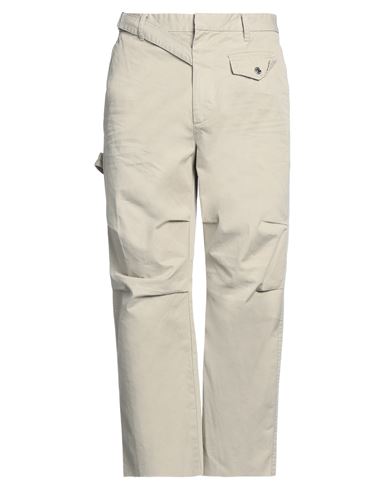 Dsquared2 Man Cropped Pants Beige Size 36 Cotton