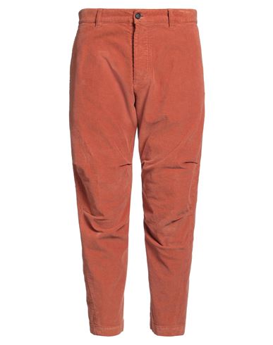 Dsquared2 Man Pants Orange Size 32 Cotton, Elastane