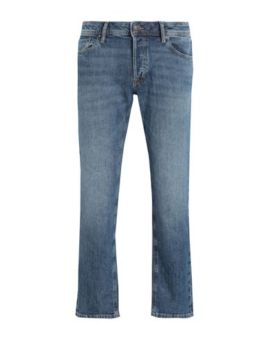 Jack & Jones Man Jeans Blue Size 30w-32l Cotton, Recycled Cotton, Elastane