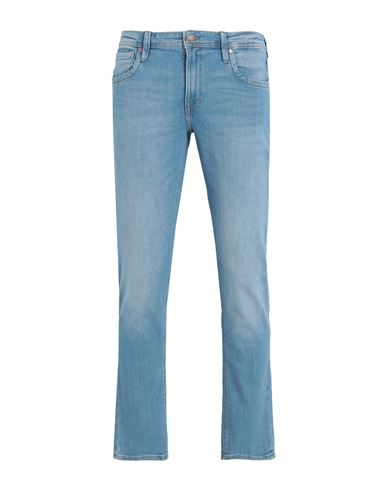 Jack & Jones Man Denim Pants Blue Size 31w-32l Cotton, Polyester, Elastane