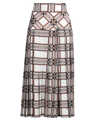 Dsquared2 Woman Midi Skirt Grey Size 4 Polyester