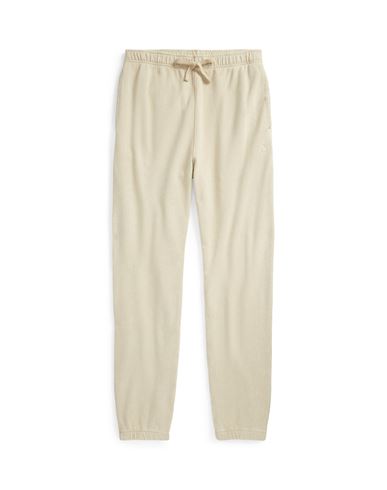 Polo Ralph Lauren Loopback Terry Sweatpant Man Pants Beige Size Xl Cotton