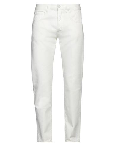 People (+)  Man Jeans Off White Size 33 Cotton