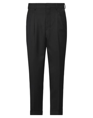 Ami Alexandre Mattiussi Man Pants Black Size 24 Polyester, Virgin Wool