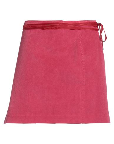 Dsquared2 Woman Mini Skirt Magenta Size 2 Cotton, Elastane In Red